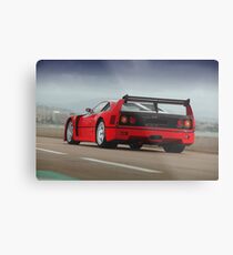 Ferrari F40 LM Michelotto Metal Print