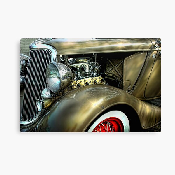 " A Ford Sarcophagus Sedan " Canvas Print