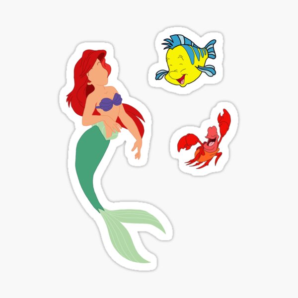 Little Mermaid Stickers Redbubble