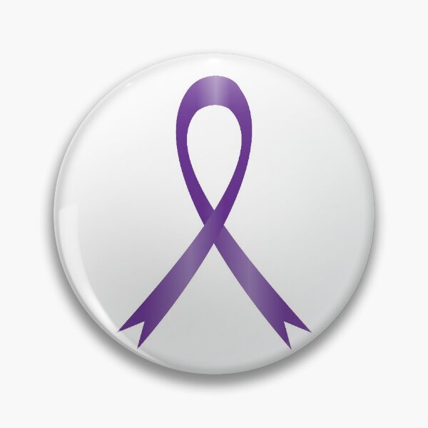 Item preview, Dark Purple Awareness Ribbon designed and sold by crgraphicdesign.