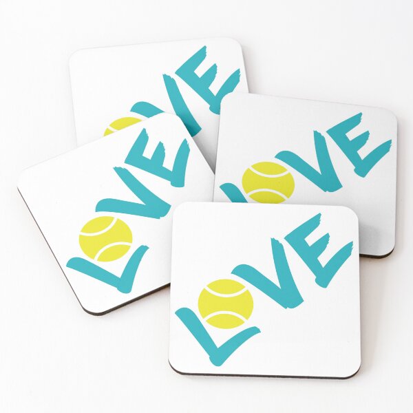 Item preview, Love Tennis in Teal designed and sold by VintageStyle.