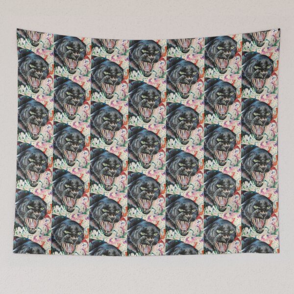 Item preview, Black Panther Portrait designed and sold by Kyra C. Kalageorgi.