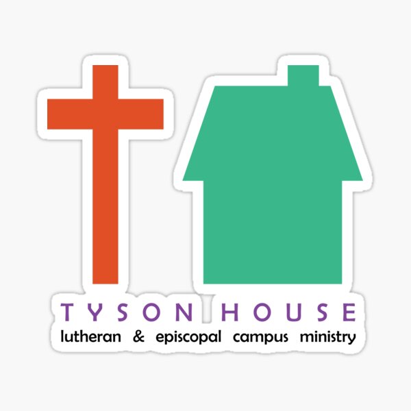 Tyson House logo - color Sticker