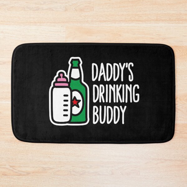 Item preview, Daddy’s drinking buddy funny baby daddy birth gift designed and sold by LaundryFactory.