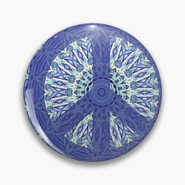 Item preview, Blue Peace Mandala Boho Chic A105 designed and sold by byNicol.