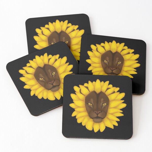 Item preview, sunflower lion  designed and sold by rainetherabbit.