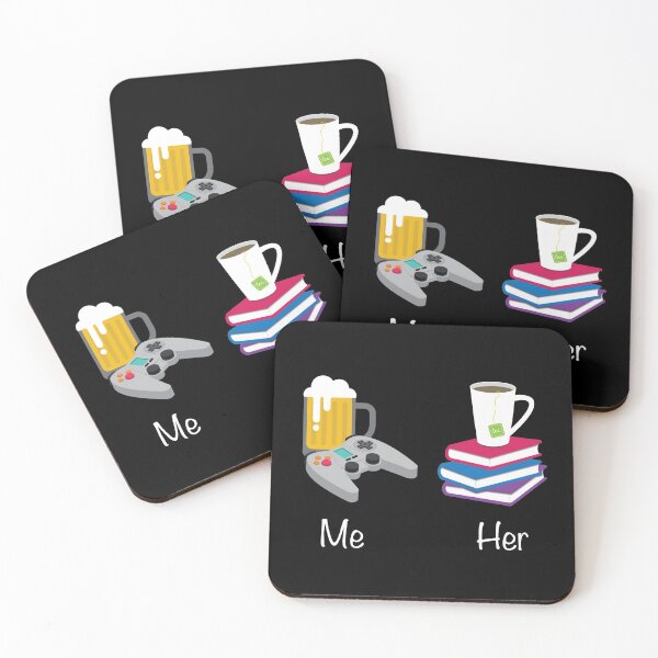 Item preview, Me and her humor couple designed and sold by Catcrea.