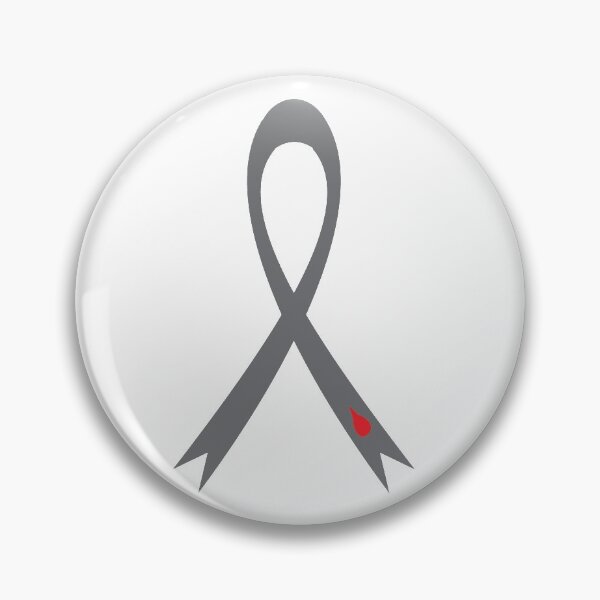 Item preview, Grey Awareness Ribbon Diabetes designed and sold by crgraphicdesign.