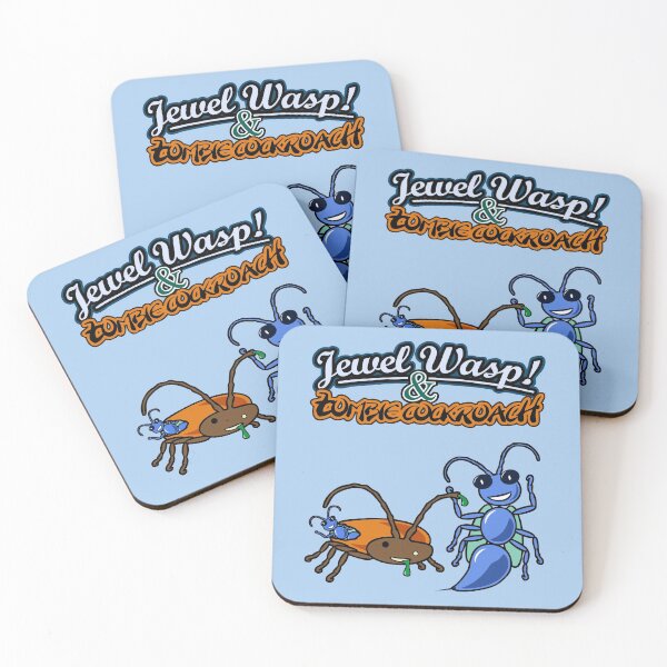Item preview, Jewel Wasp & Zombie Cockroach designed and sold by jezkemp.