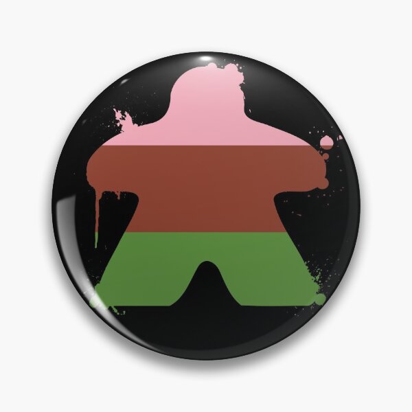 Item preview, Gynosexual pride painted meeple designed and sold by ZoLo Design.