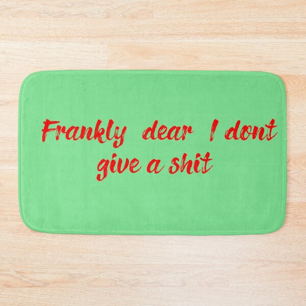 Item preview, Frankly, my dear, I don't give a damn. quote from movie Gone With the Wind, 1939   designed and sold by rashadat.