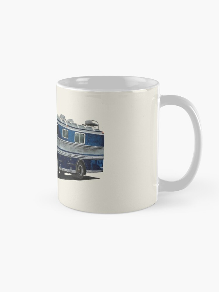 Camp Casual Starry Night Blue Coffee Mug Cup Retro Cups Mugs RV