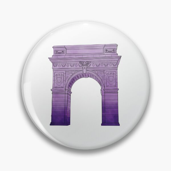 Item preview, NYU Arch Washington Square Park Purple Ombre designed and sold by ArtbyAbbyLamdan.