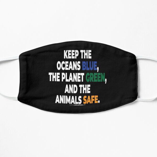 Klimaaktivist Grafiken #takingblindfoldsoff 65 Flache Maske