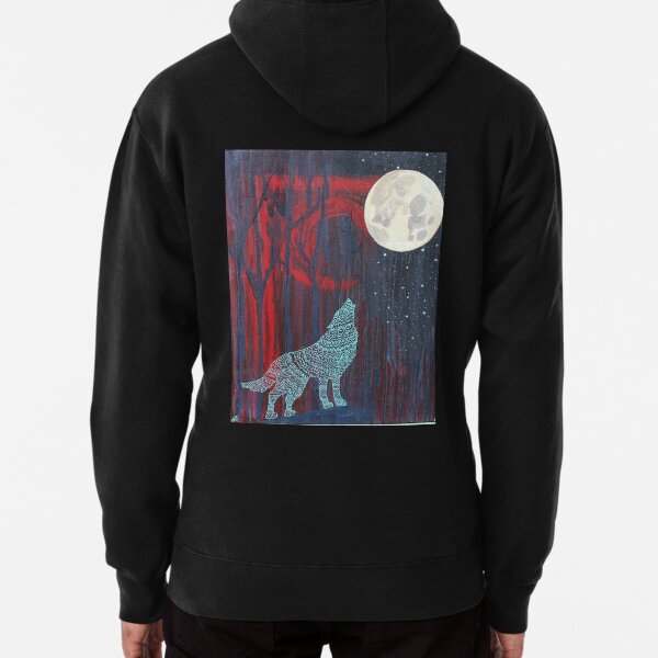 Wolf Moon Pullover Hoodie