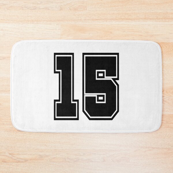 Item preview, 15 shirt number college style football soccer number designed and sold by GeogDesigns.