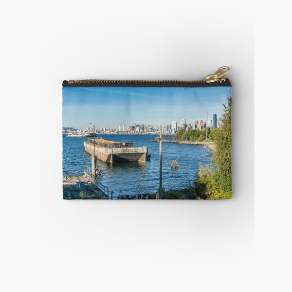 Item preview, Barge And Seattle Skyline designed and sold by georgecolephoto.