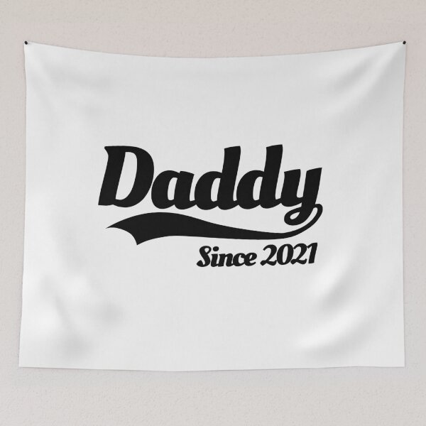 Item preview, Daddy since 2021 father birth announcement baby designed and sold by LaundryFactory.