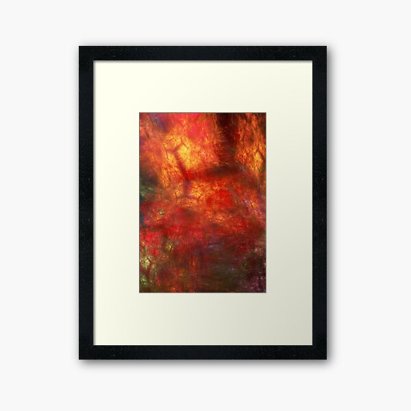Quartz Stone Luminescence Framed Art Print