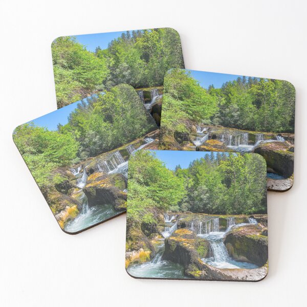 Item preview, Rock erosion from waterhole with waterfall in middle of forest designed and sold by Grégory DUBUS.
