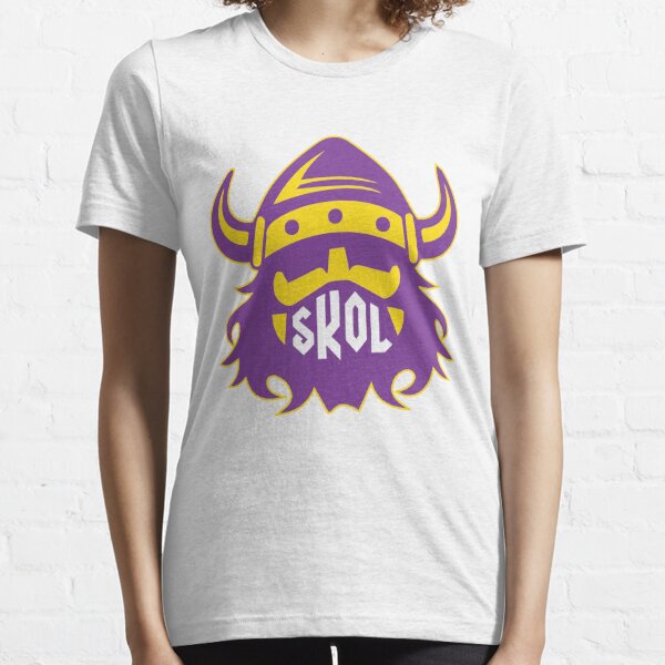 : Skol Vikings Shirt with Helmet and Beard - Distressed : Clothing,  Shoes & Jewelry
