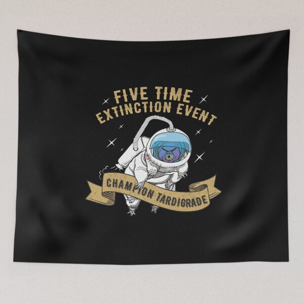 Item preview, Five time Extinction Event Champion Tardigrade Water Bear designed and sold by alenaz.