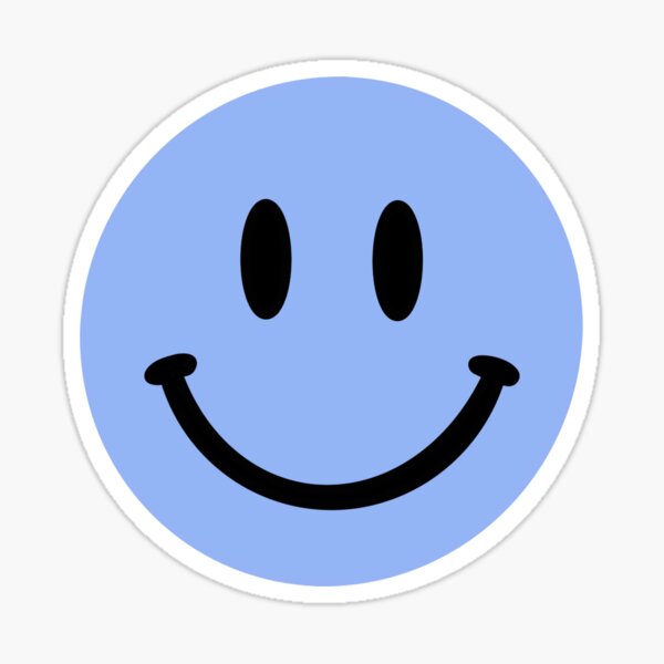 Buy Smiley Face Big Grin Printed Sticker