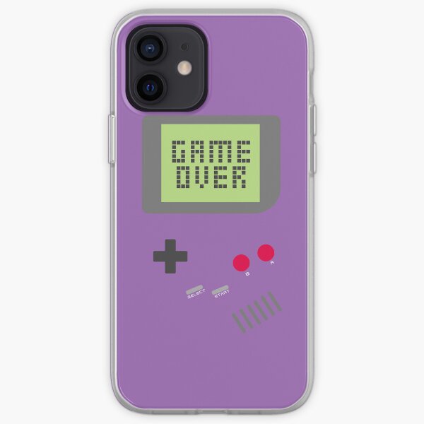 Game Over - Purple iPhone Soft Case