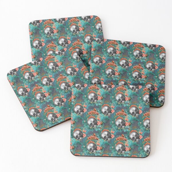 Item preview, Skullflower Pattern designed and sold by digitalvintage.