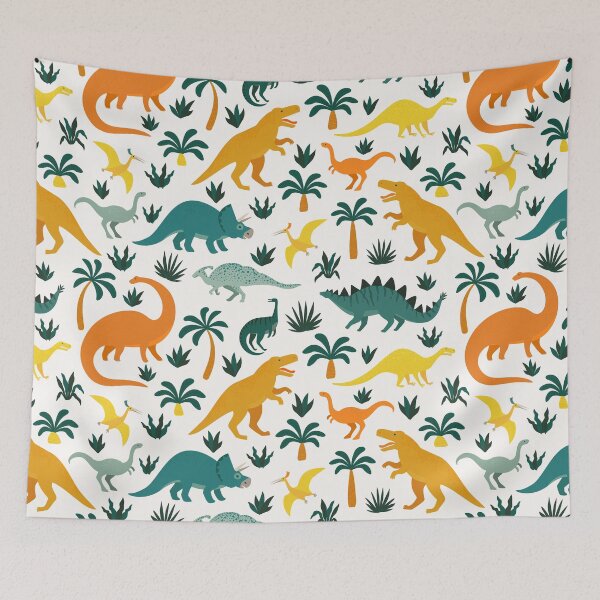 Item preview, Dinosaurs and tropical trees designed and sold by AngelinaBambina.