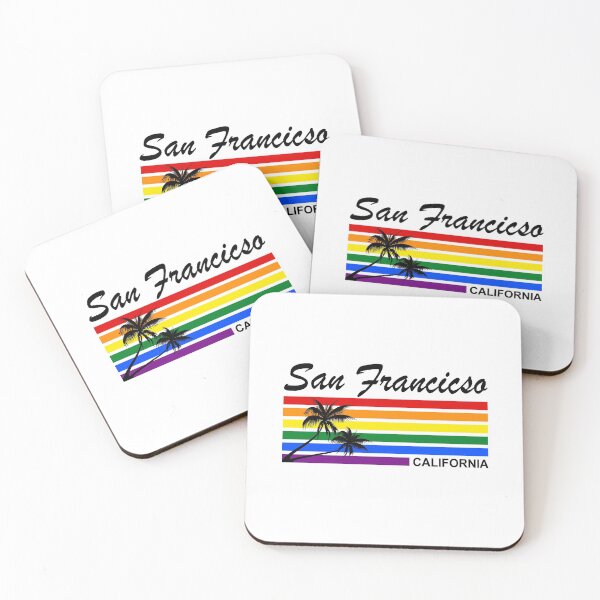 Item preview, San Francisco rainbow flag California USA designed and sold by GeogDesigns.