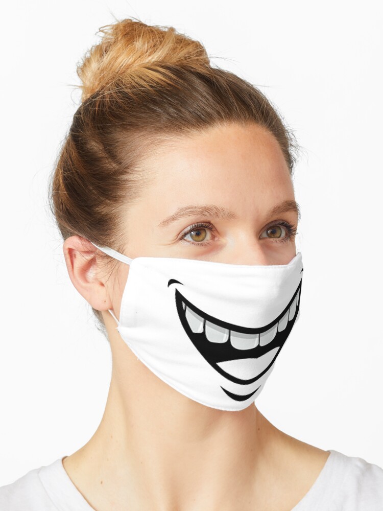 Smile Mask Happy Mask Masque Sourire Mask By Nadimgouia Redbubble