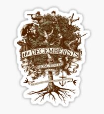 The Decemberists: Tree Design Sticker
