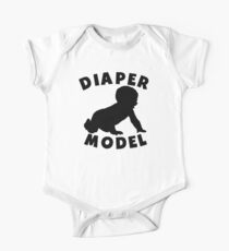 Diaper Model One Piece - Short Sleeve