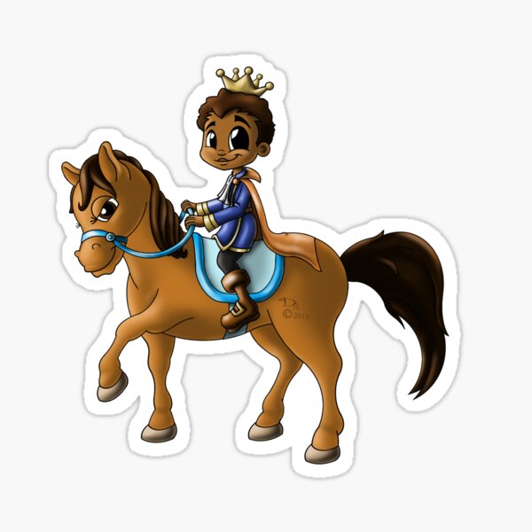 Stickers Sur Le Theme Cheval Joyeux Anniversaire Redbubble