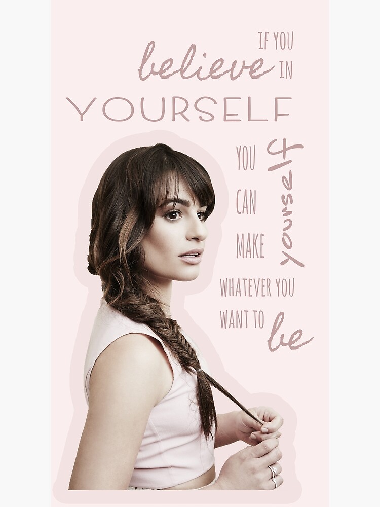 Believe In Yourself Lea Michele tall