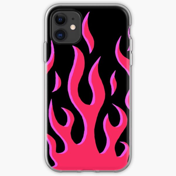 Pink Flames iPhone cases & covers Redbubble