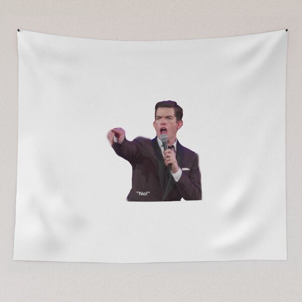Item preview, john mulaney no! designed and sold by kates-stickers.