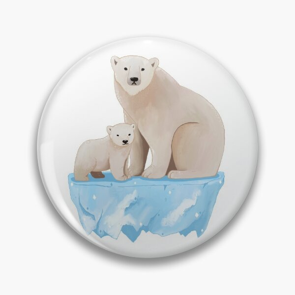 Family Bears Pins And Buttons Redbubble - sleepy polar bear roblox