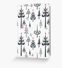 Christmas Tree Forest Greeting Card