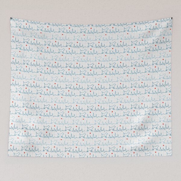 Item preview, Dog Veterinary Health Heartline designed and sold by VintageStyle.