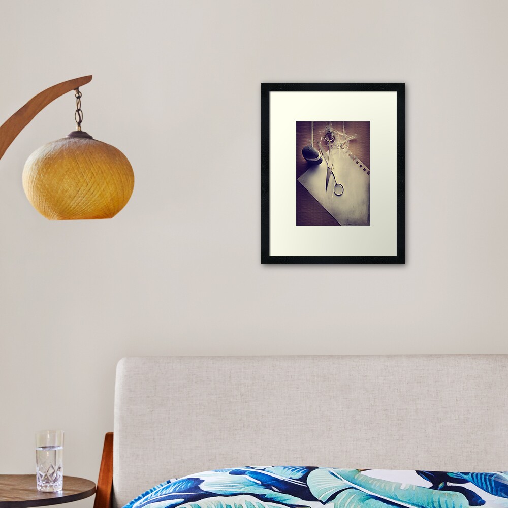 Rock, Paper, Scissors Framed Art Print