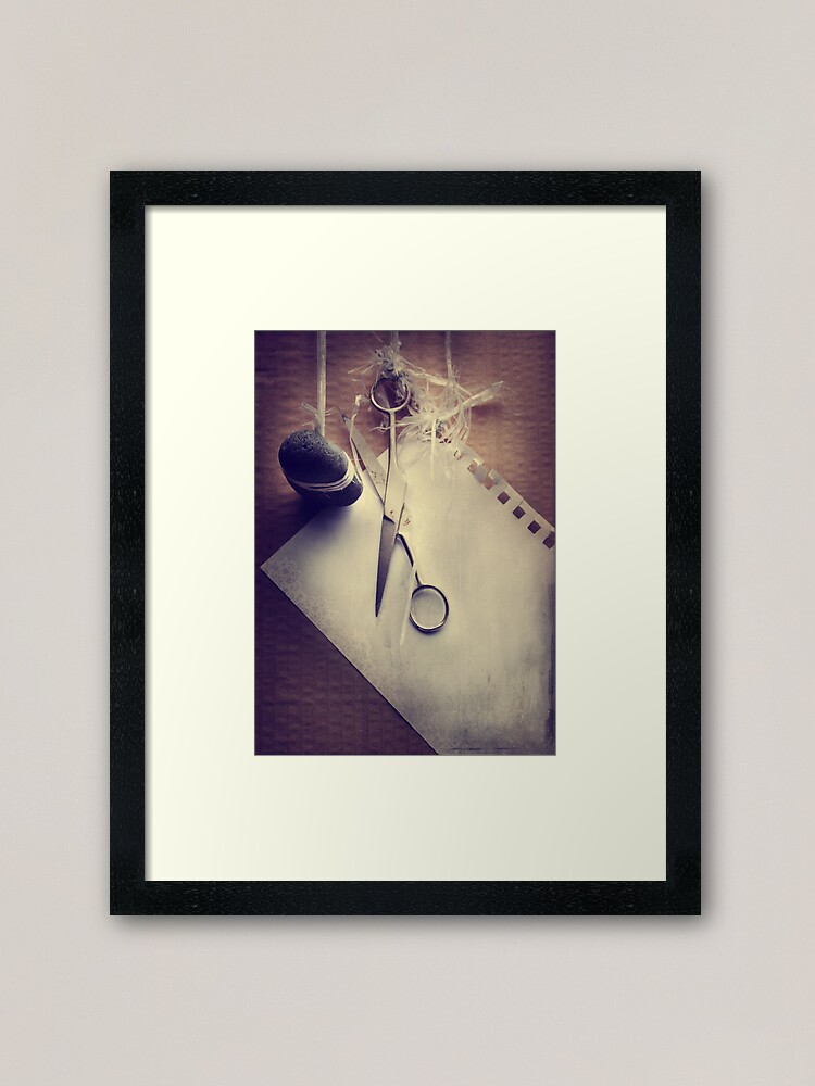 Alternate view of Rock, Paper, Scissors Framed Art Print