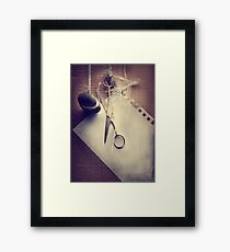 Rock, Paper, Scissors Framed Print
