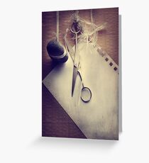 Rock, Paper, Scissors Greeting Card