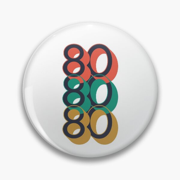 Item preview, Numer 80 design designed and sold by StickerNova1.