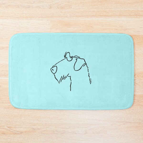 Item preview, Airedale Terrier silhouette outline designed and sold by LivHana.