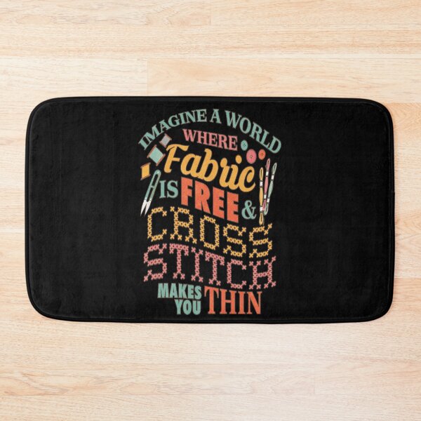 Item preview, Imagine A World Fabric Is Free Cross Stitch Makes Thin | Needlepoint designed and sold by Dancing Dolphin Crafts.