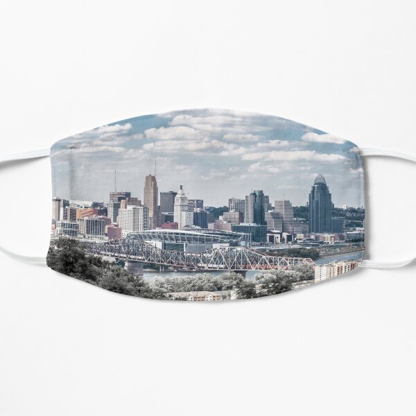 Summer in Cincinnati Flat Mask
