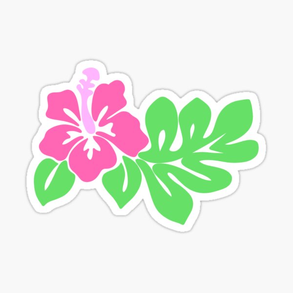 Pink flower Sticker for Sale by gabbyrani